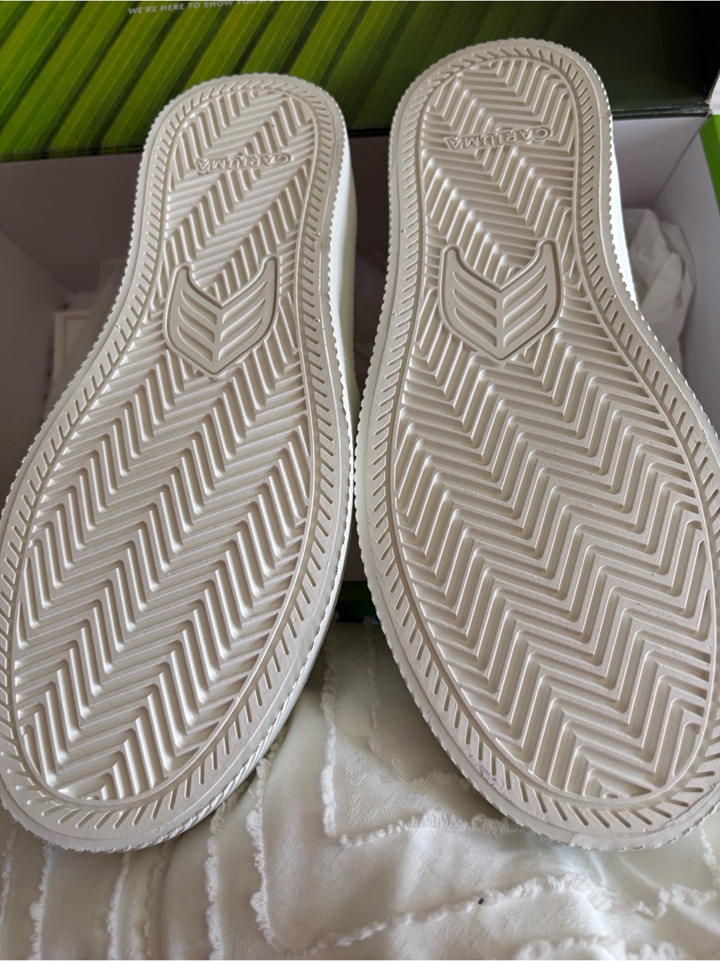 Cariuma Off White Canvas Platform Sneakers — image 3 of 4
